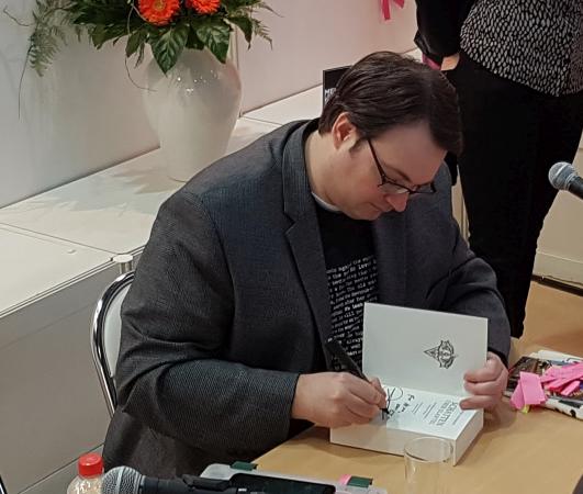 Autor Brandon Sanderson Leipziger Buchmesse 2017 Autor Brandon Sanderson Leipziger Buchmesse 2017