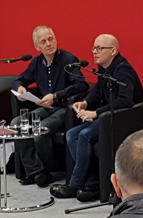 Autor Andreas Brandhorst (links im Bild) Autor Andreas Brandhorst (links im Bild)