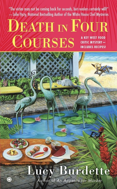 Cover Death in Four Courses englisch Cover Death in Four Courses englisch